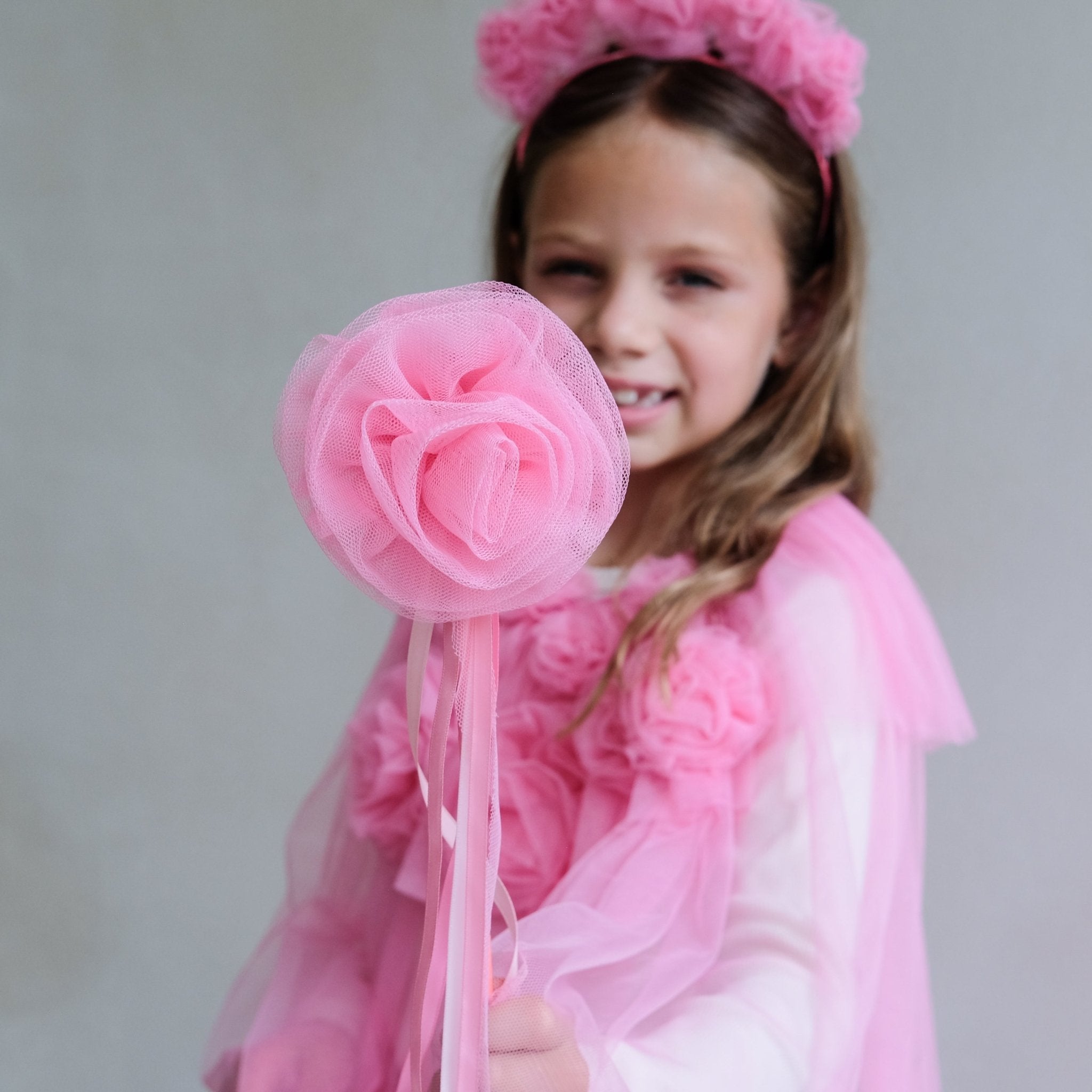 Mimi & Lula Pink ruffle flower wand Mimi & Lula