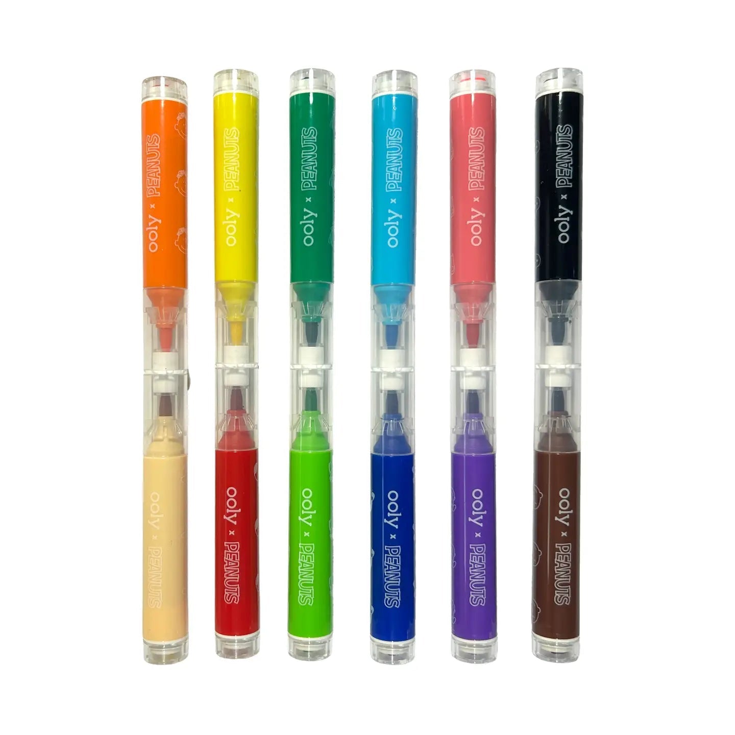 NEW OOLY X Peanuts: Double - Ended Brush & Stamp Markers OOLY