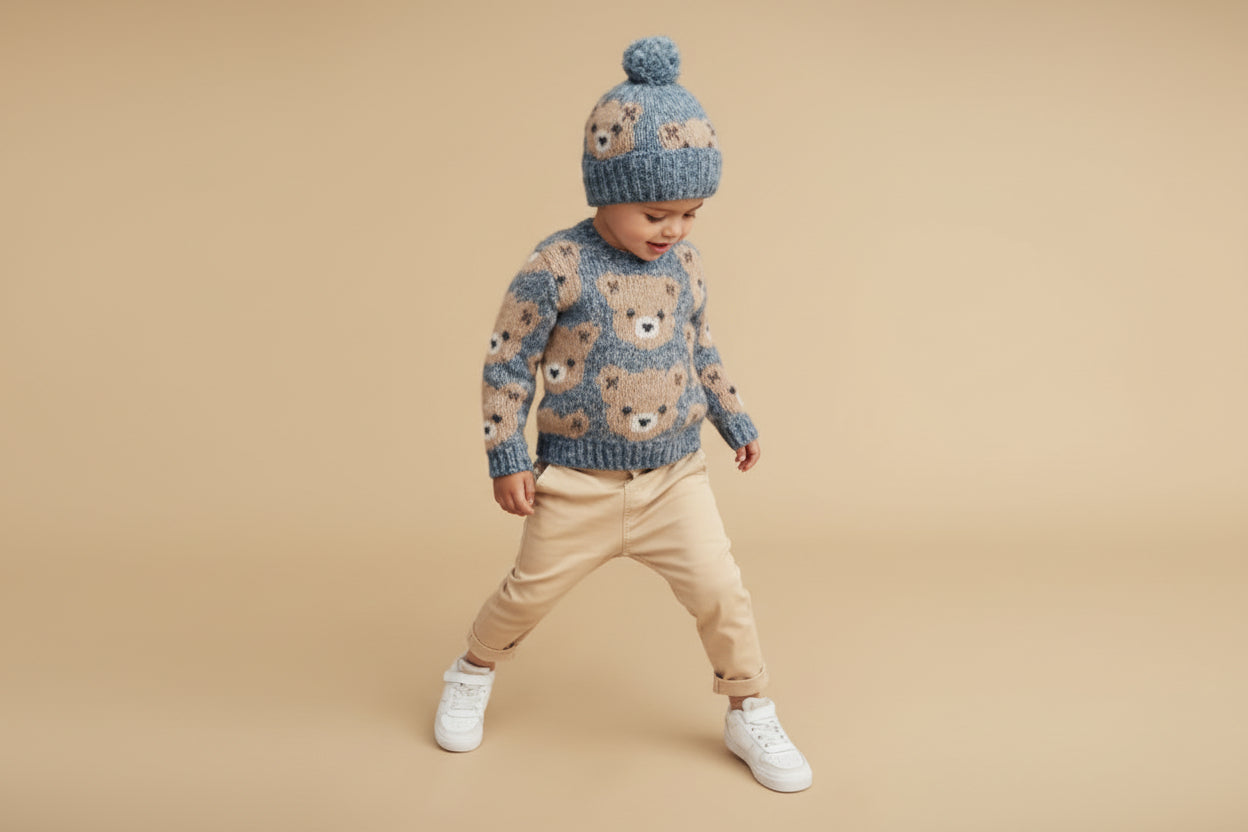 Huxbaby NIGHT HUXBEAR KNIT JUMPER Huxbaby