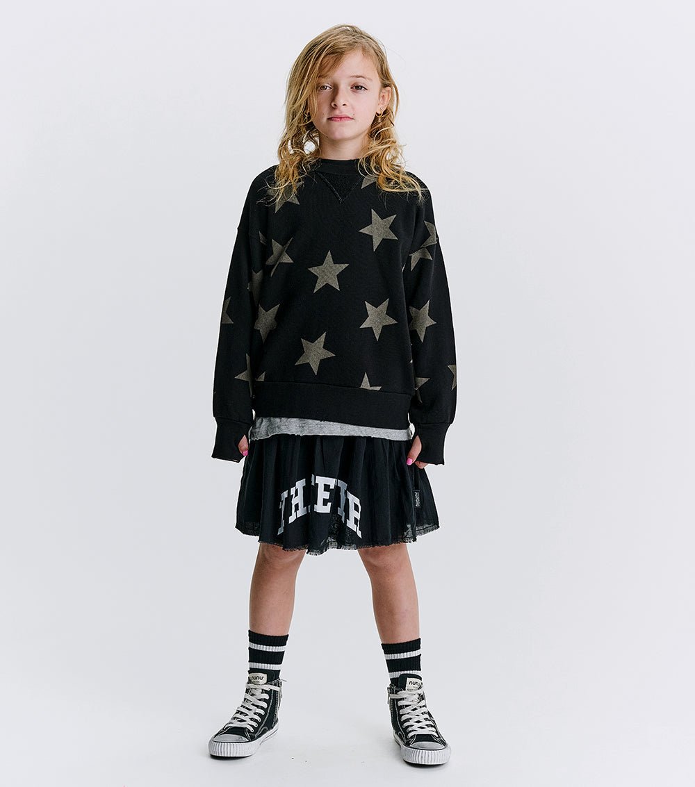 Nununu star sweatshirt - Black NUNUNU