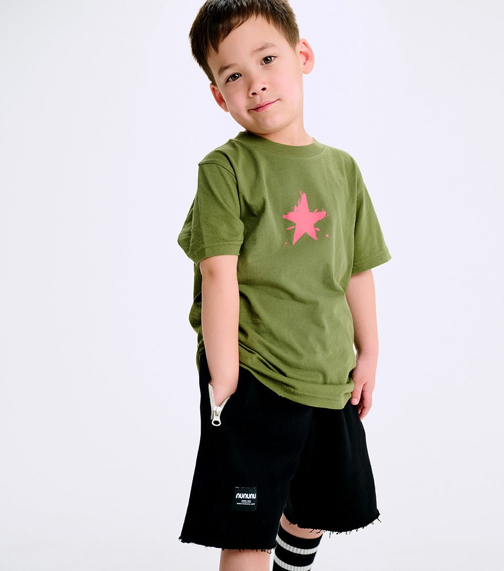 Nununu unbalanced shorts - Black NUNUNU