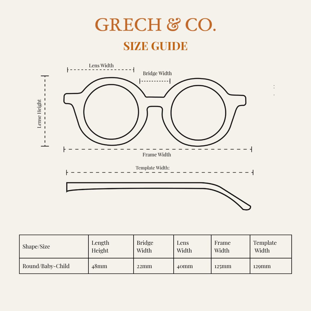 Original Round | Bio - Based · Bendable · Polarized | In Bloom GRECH & CO.