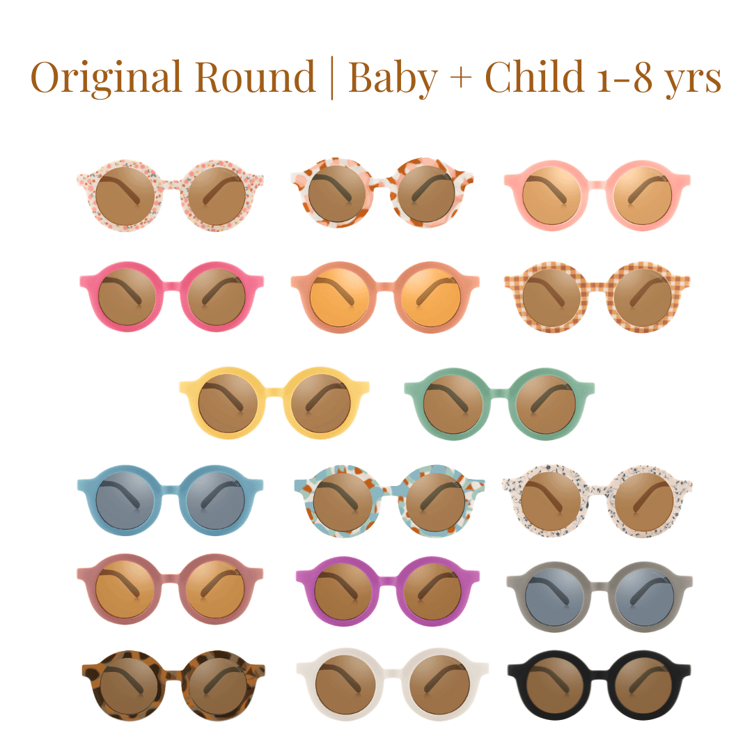 Original Round Sustainable Sunglasses | Bio - Based Bendable Polarized GRECH & CO.