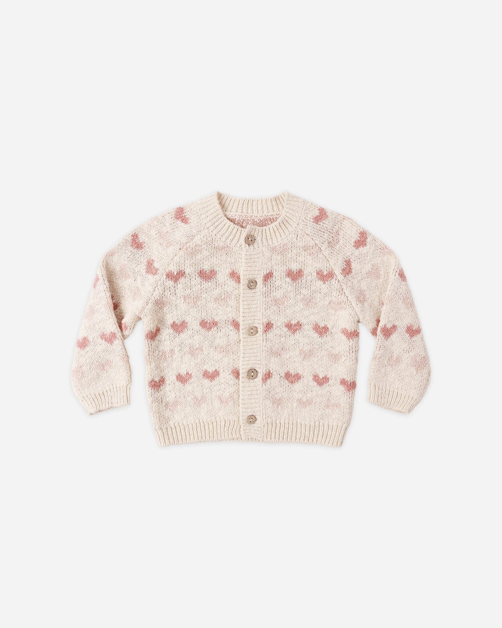 Quincy Mae Knit Cardigan Hearts Quincy Mae