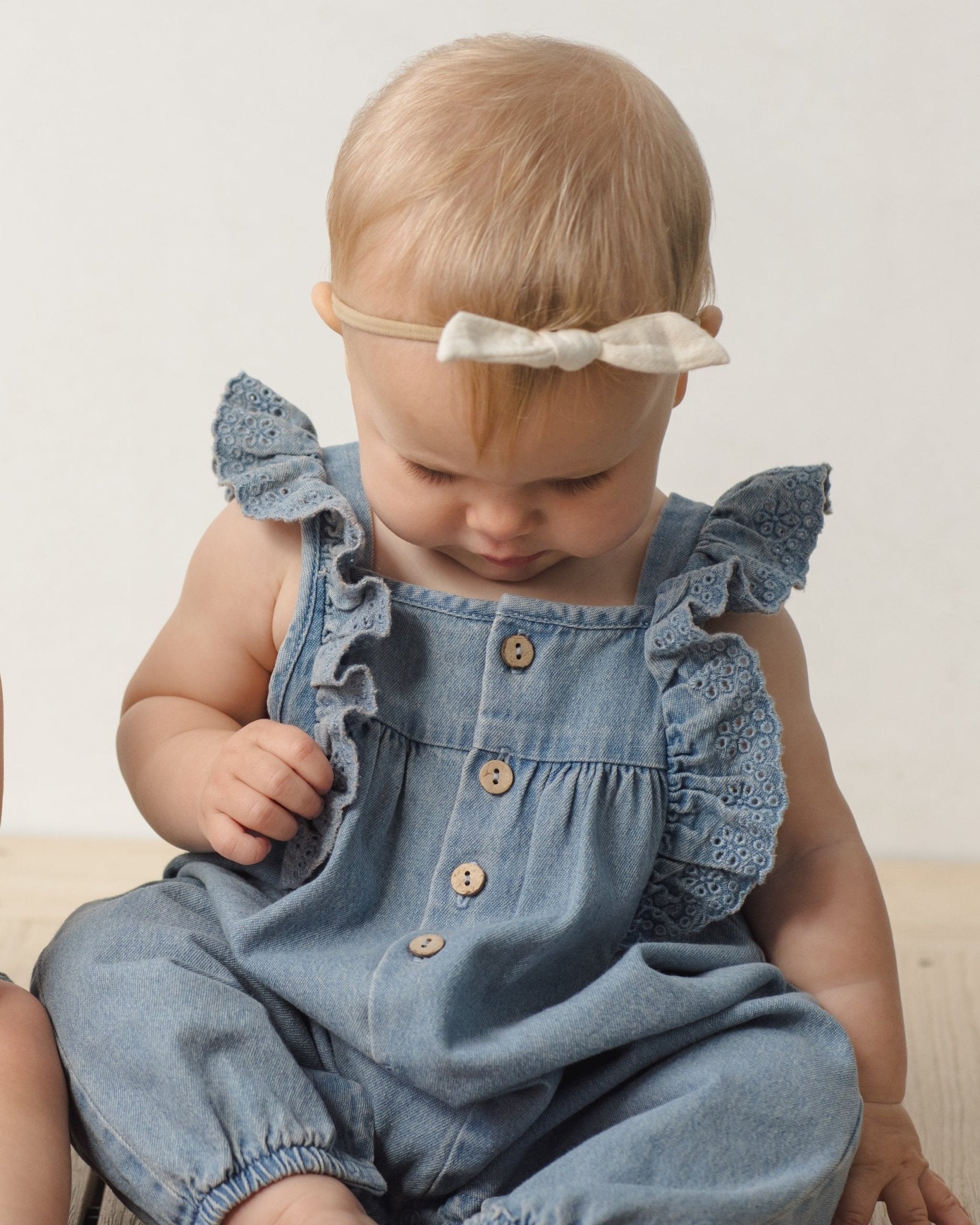 Quincy Mae Nova Romper Lightweight Denim Quincy Mae