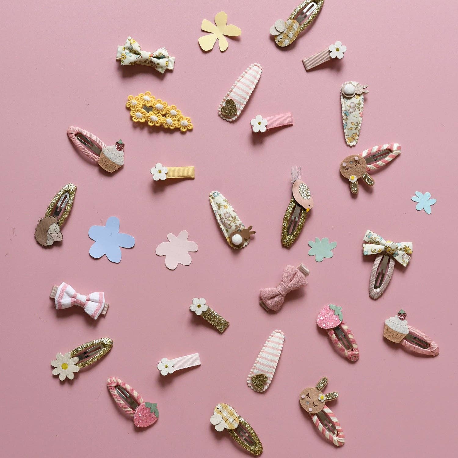 Rockahula - Petal Bunny Fabric Clip Set Rockahula Kids