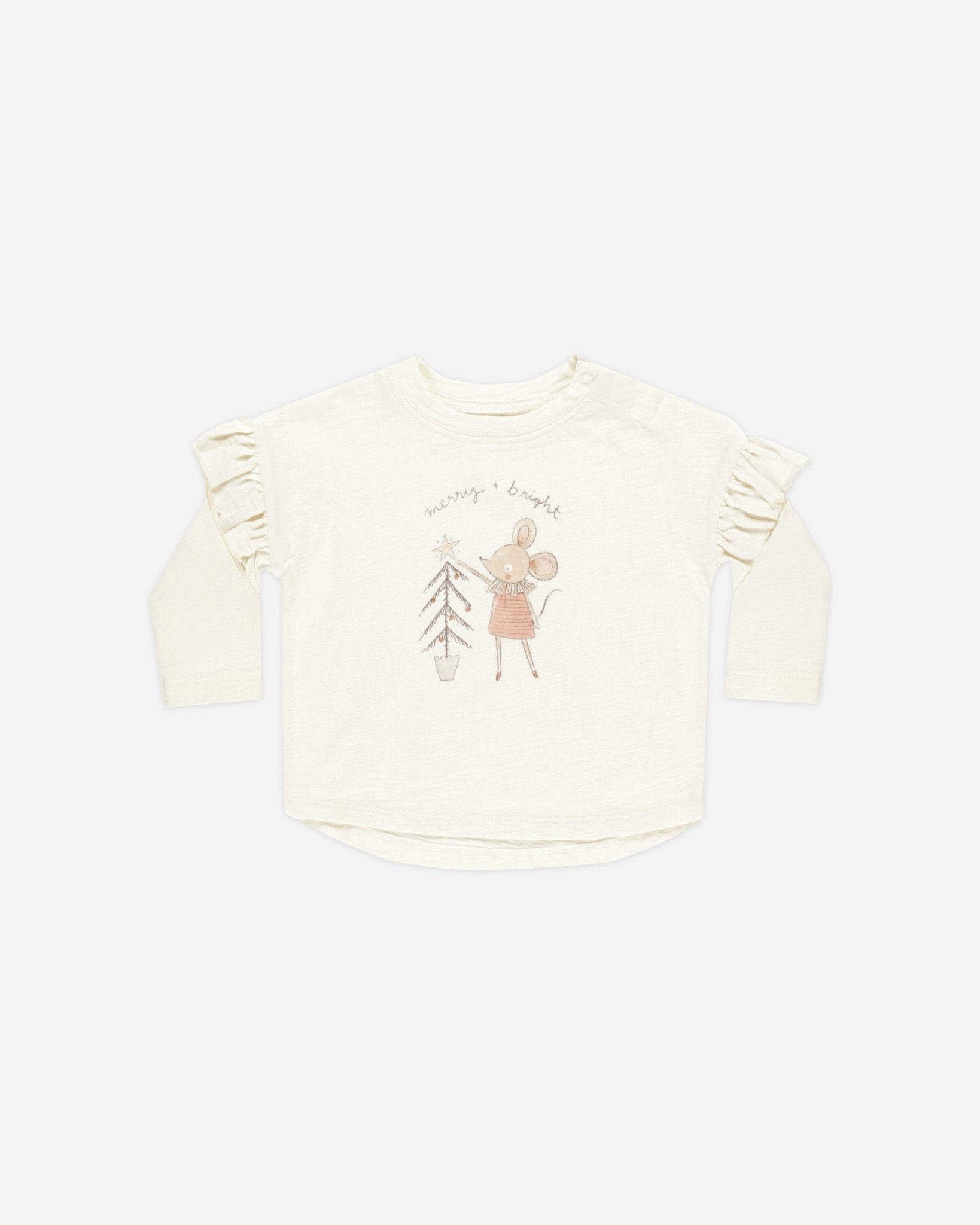 Rylee + Cru Ruffle Long Sleeve Tee || Mouse Rylee + Cru