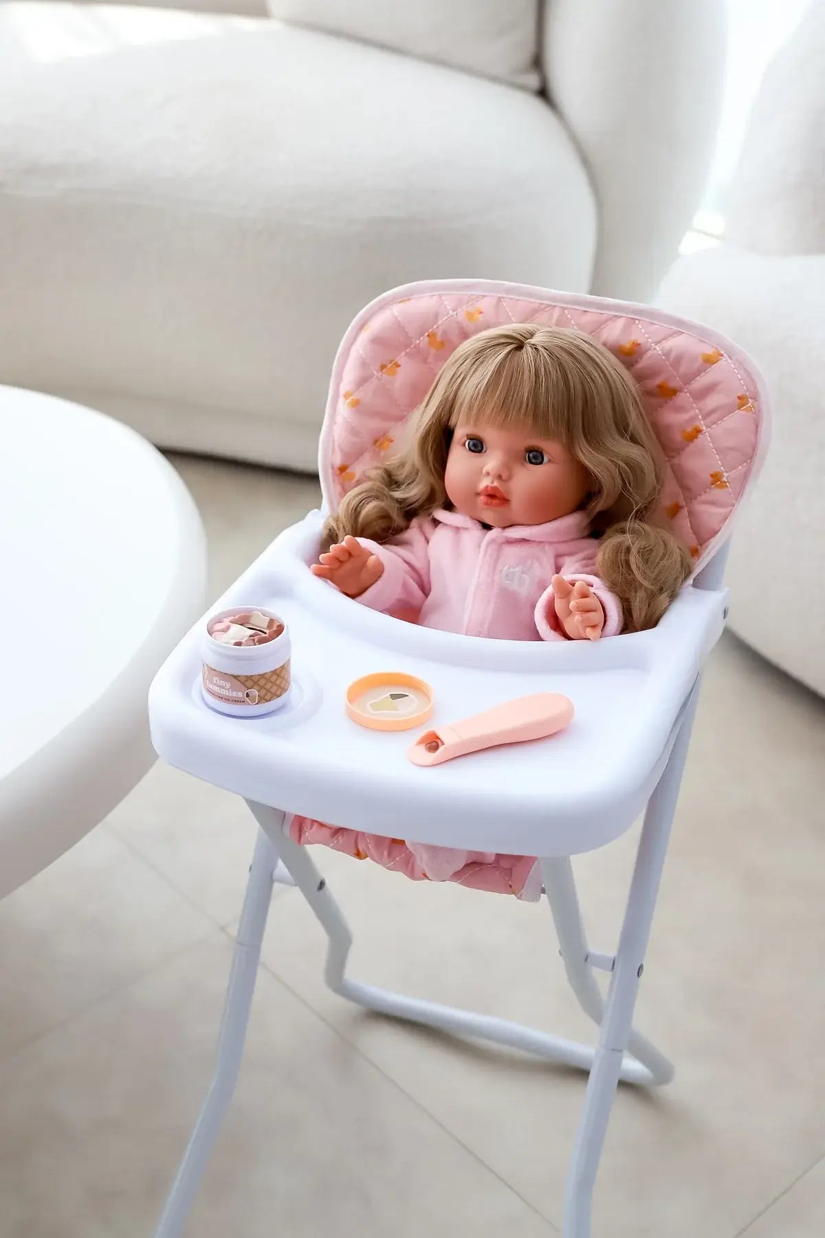 Shine on me Distribution - Tiny Tummies Napolitan Icecream jar and spoon set - Tiny Har Shine on me Distribution