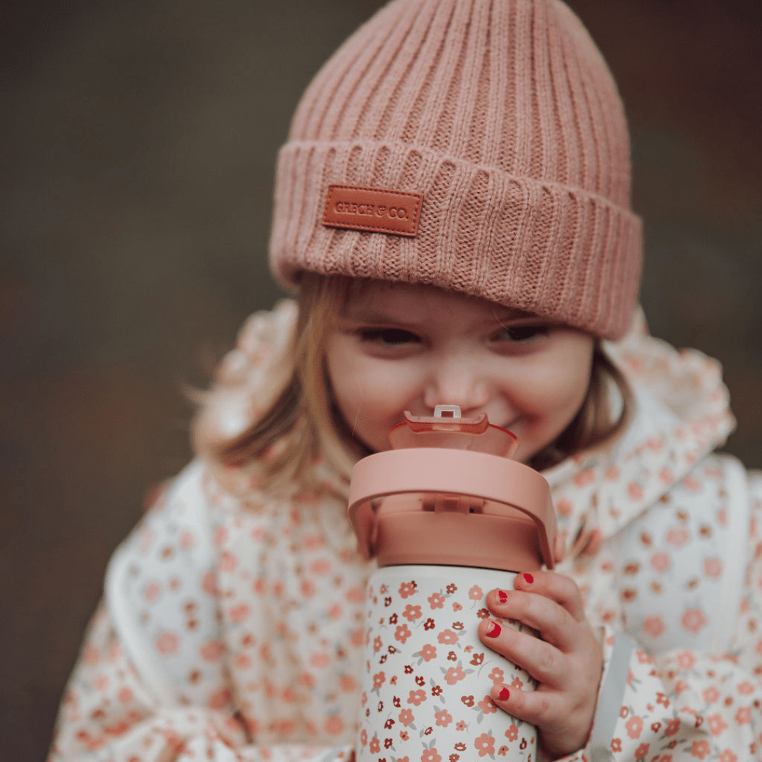 Sip + Chug 2 in 1 Thermo Water Bottle 12 oz. | Sunset Meadow GRECH & CO.