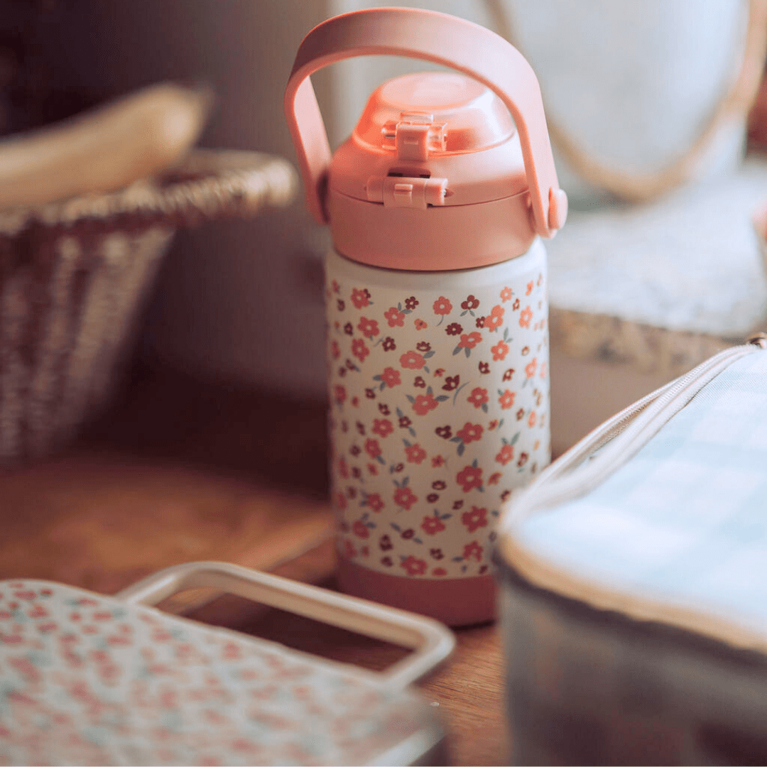 Sip + Chug 2 in 1 Thermo Water Bottle 12 oz. | Sunset Meadow GRECH & CO.