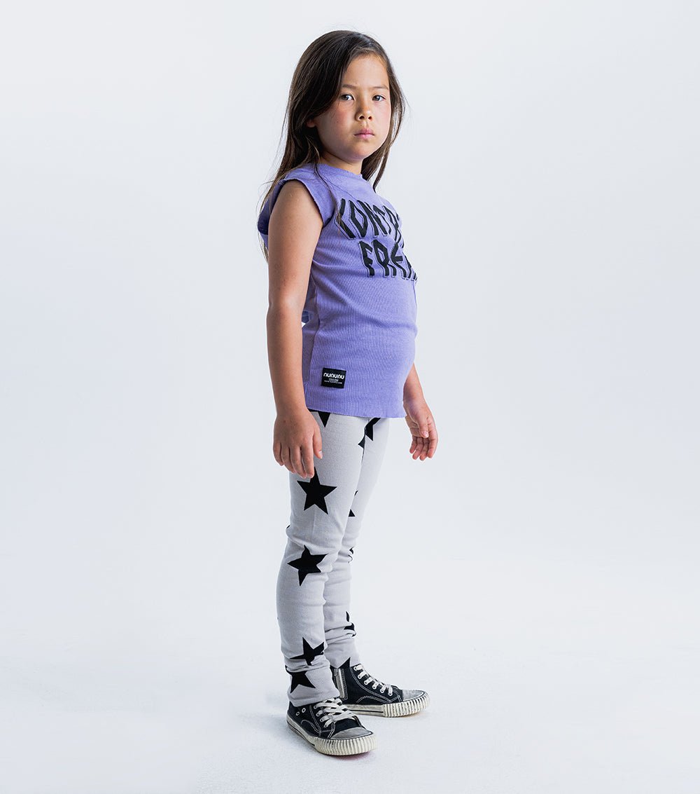 STAR LEGGINGS - SMOKEY GREY NUNUNU