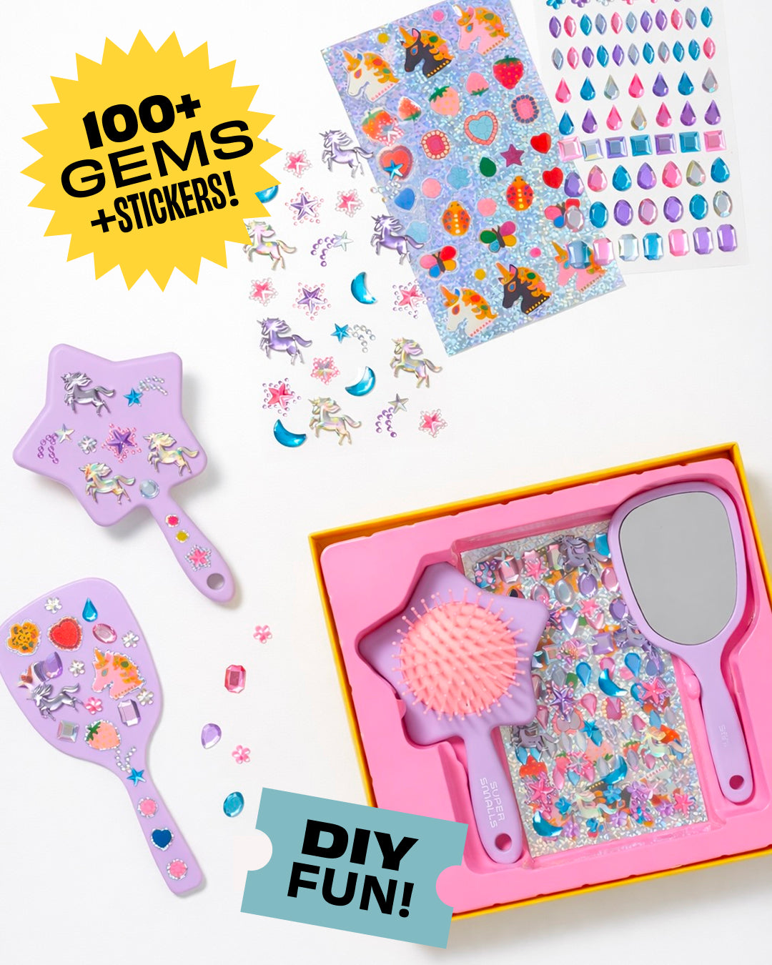 Super Smalls Unicorn Style & Shine Gemify® Beauty Kit