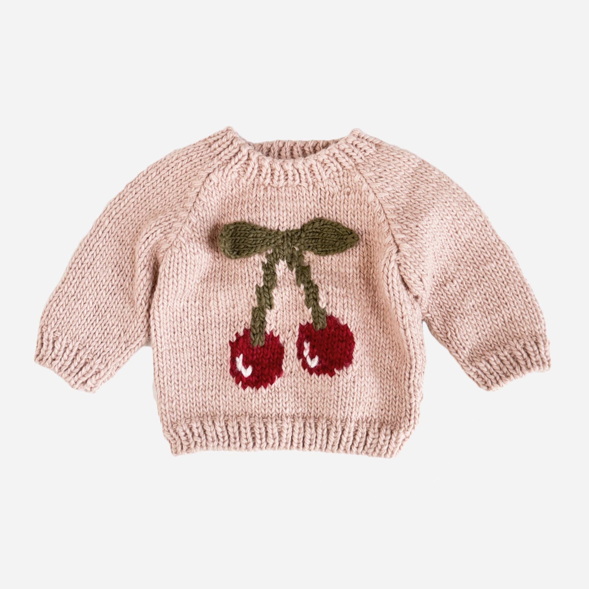 The Blueberry Hill Cherry Pullover Sweater