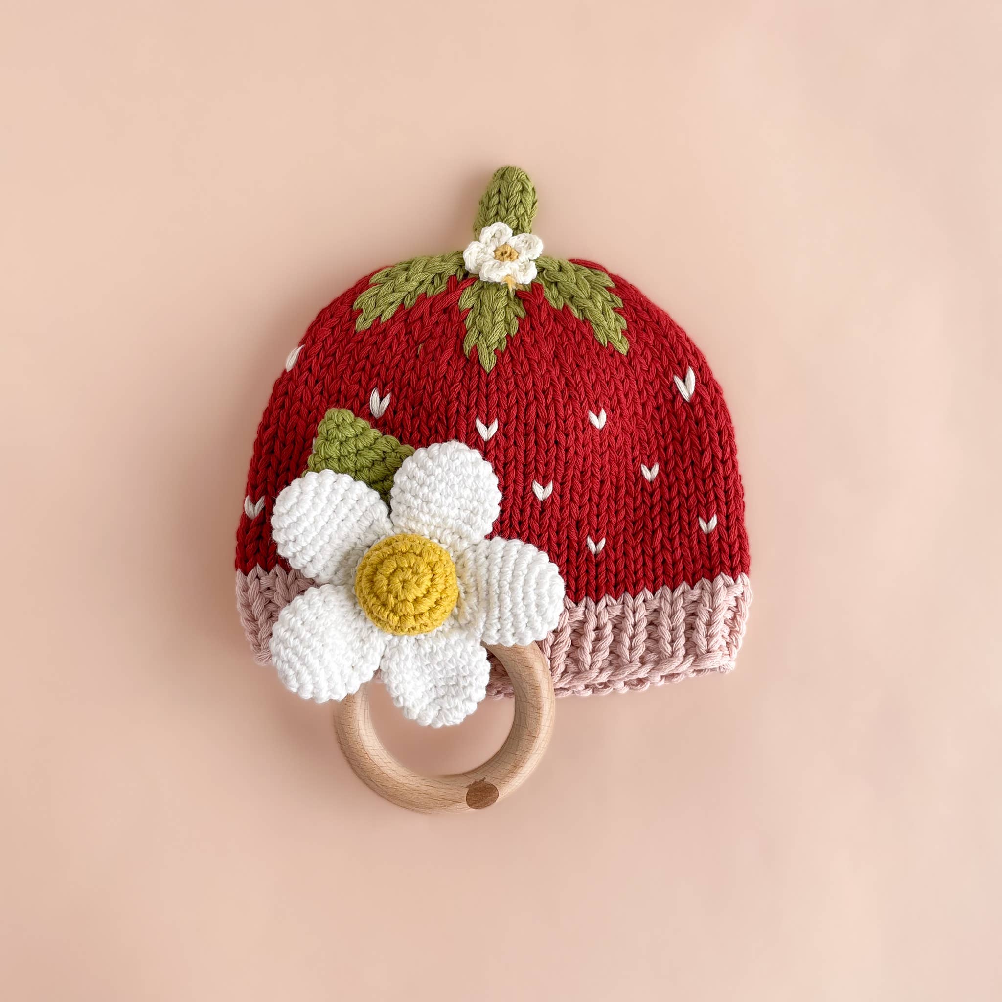 The Blueberry Hill Strawberry Beanie/hat for Babies & Girls The Blueberry Hill