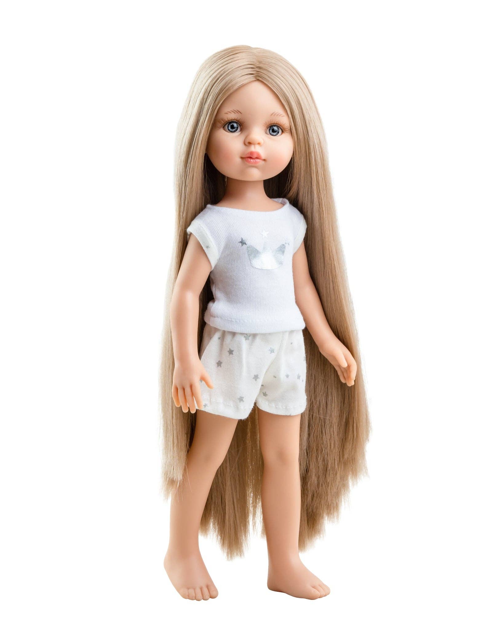 Tiny Harlow - Las Amigas Doll - Carla long hair in pajamas - Paola Reina Tiny Harlow