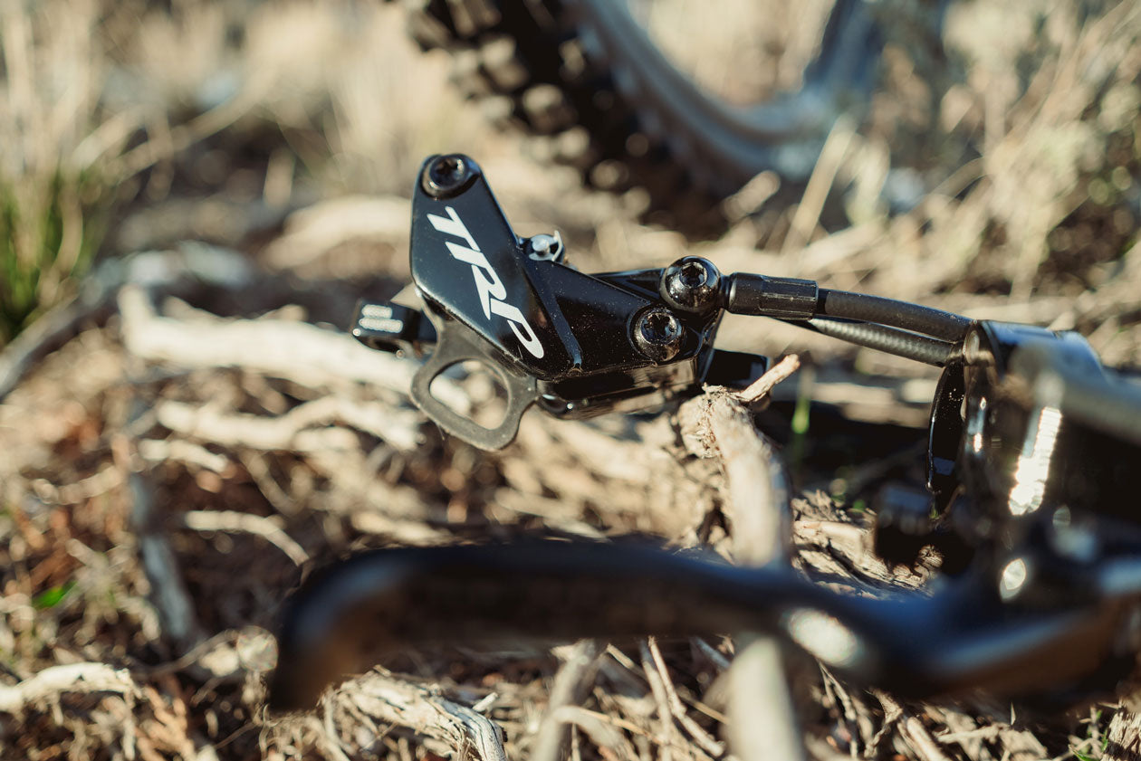 TRP cycling components lifestyle photography for mountain bike culture and riding inspiration"