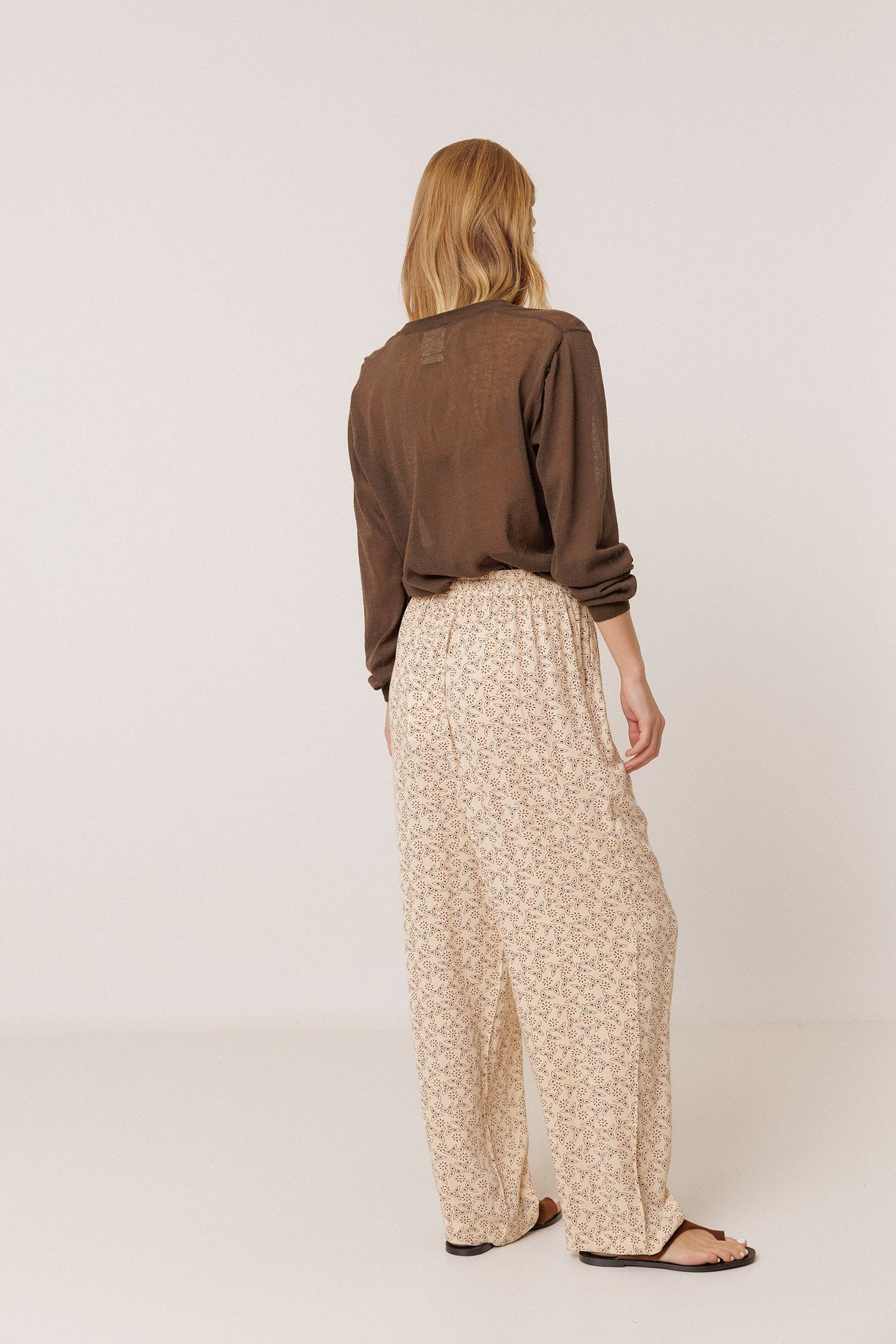 Indi & Cold PANTALÓN ESTAMPADO FLUIDO
