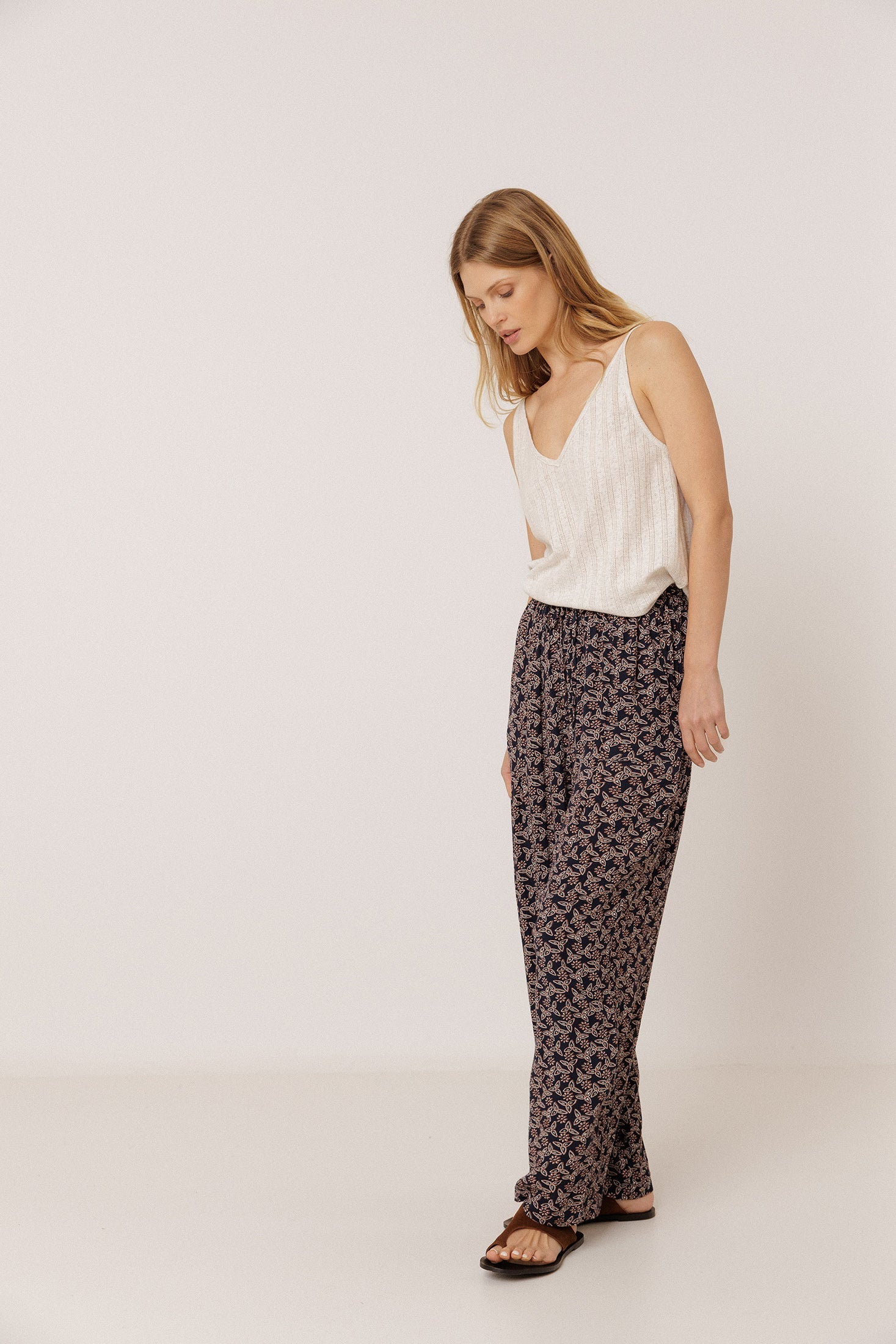 Indi & Cold PANTALÓN ESTAMPADO FLUIDO