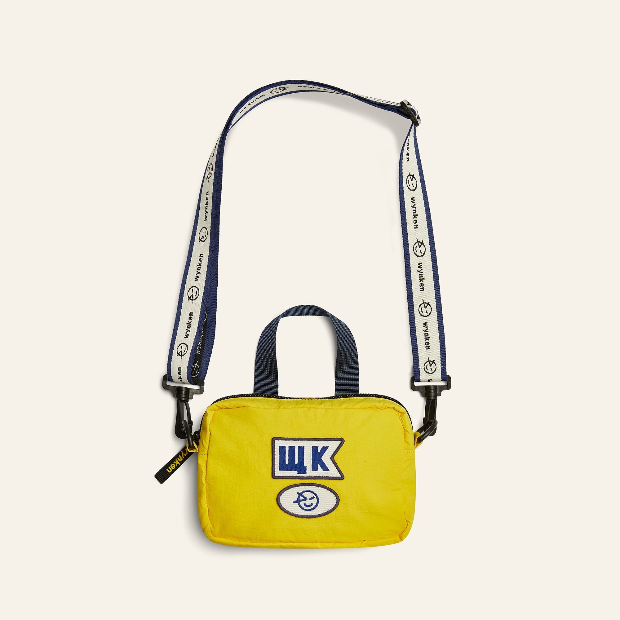 Wynken Nylon Badge Bag - Yellow Wynken