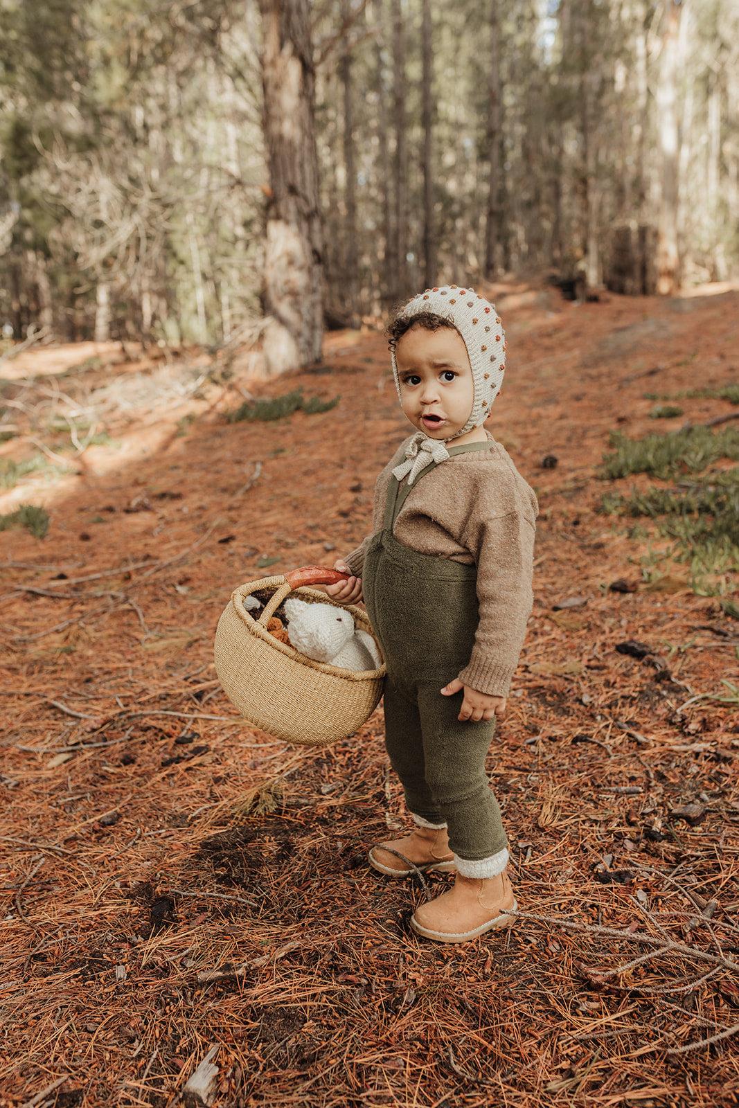Silly Silas Teddy Olive Footless