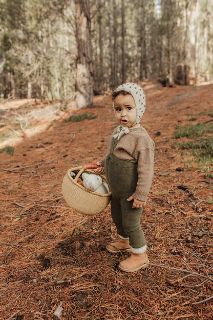Silly Silas Teddy Olive Footless