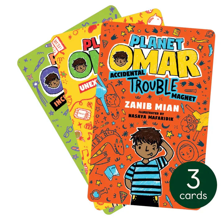 Yoto Planet Omar Collection Card | Funny Audiobooks for Kids