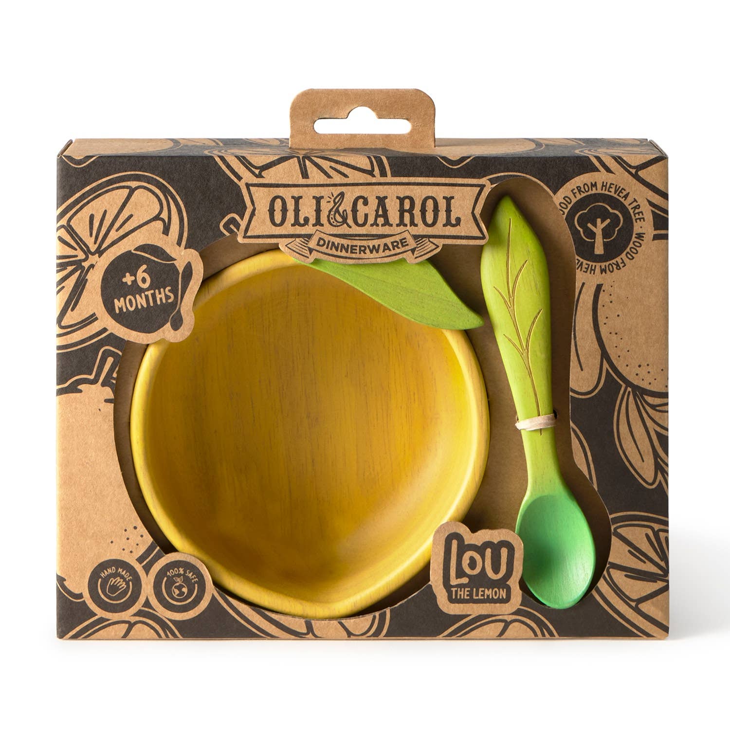 Oli &amp; Carol - Lou the Lemon Bowl &amp; Spoon Set
