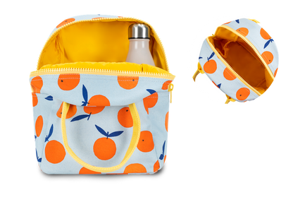 Fluf - Zipper Lunch Bag - Oranges