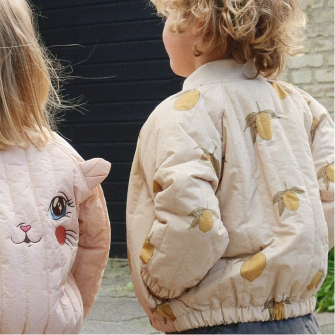 Konges Sløjd Juno Bomber Jacket - Mon Grand Citron