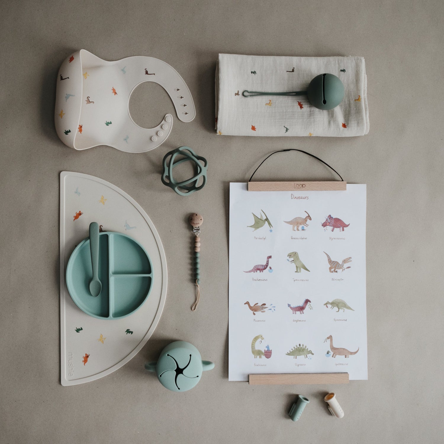 Silicone Baby Bib mushie