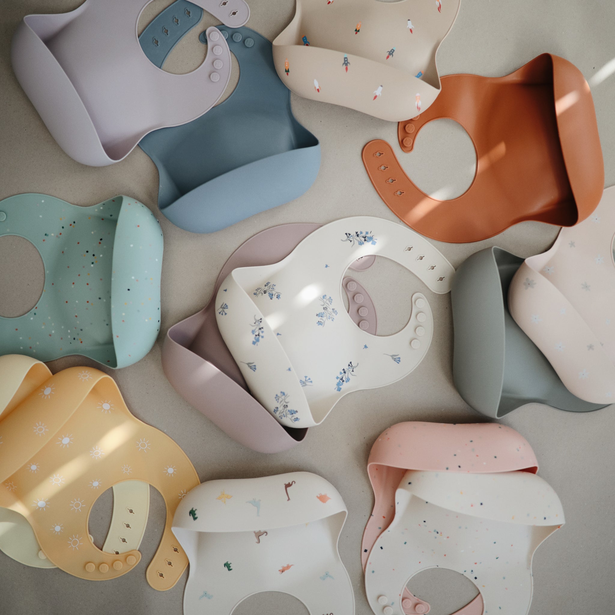 Silicone Baby Bib mushie
