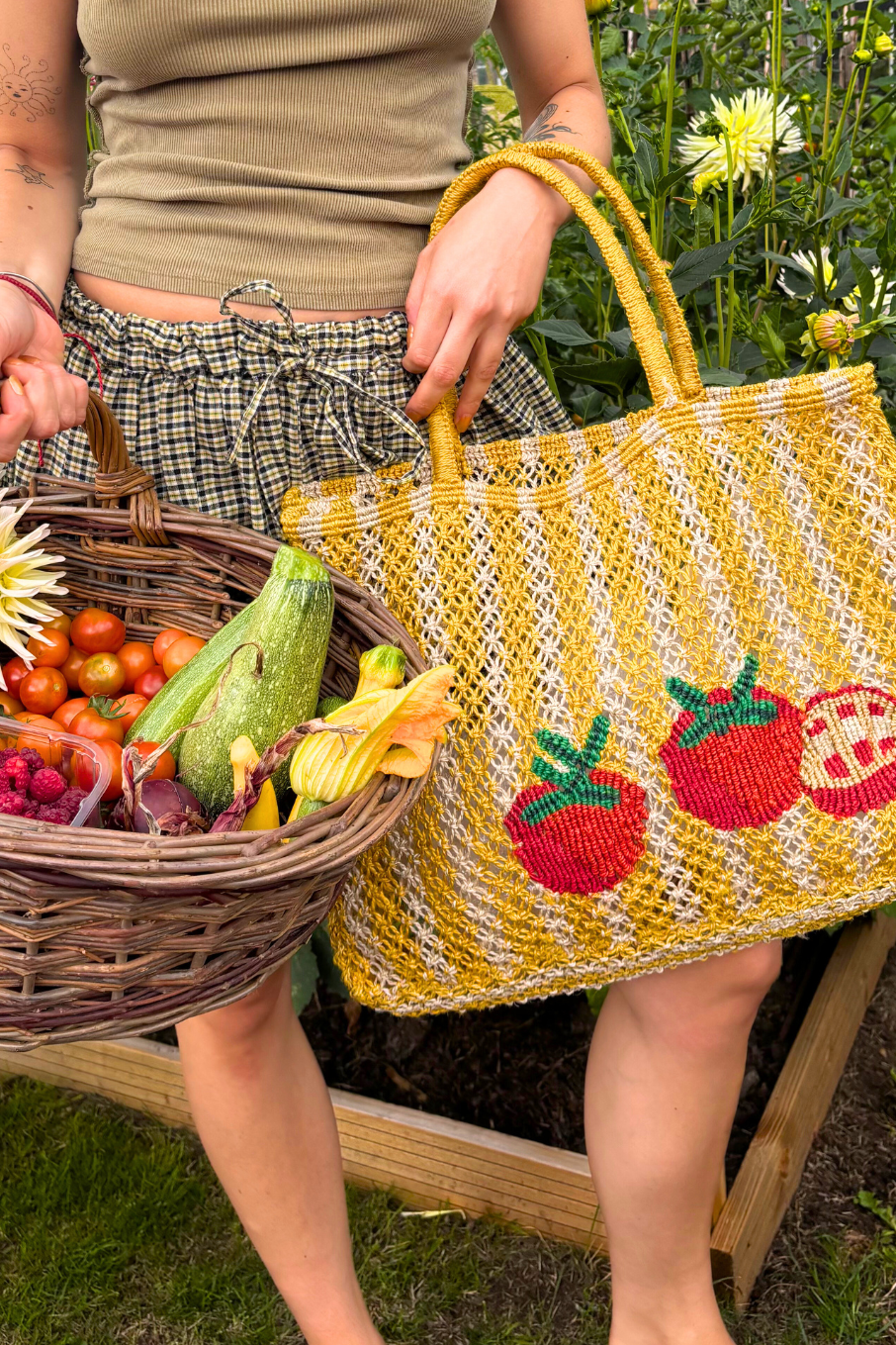 The Jacksons Tomatoes Jute Tote Bag