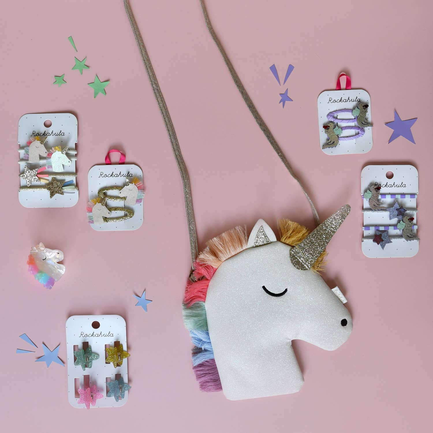 Rockahula Rainbow Unicorn Hair Ponies for Kids