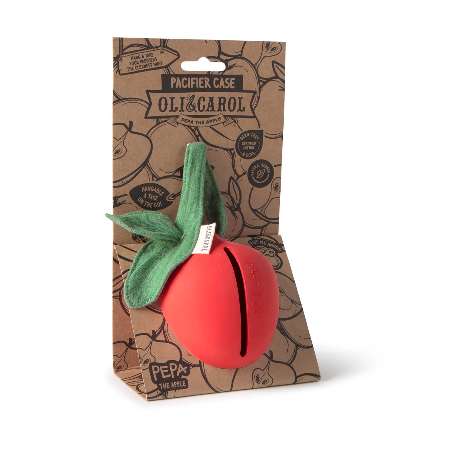 Oli &amp; Carol - Pepa the Apple Pacifier Case