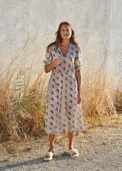 M.A.B.E Aster Midi Dress - Multi