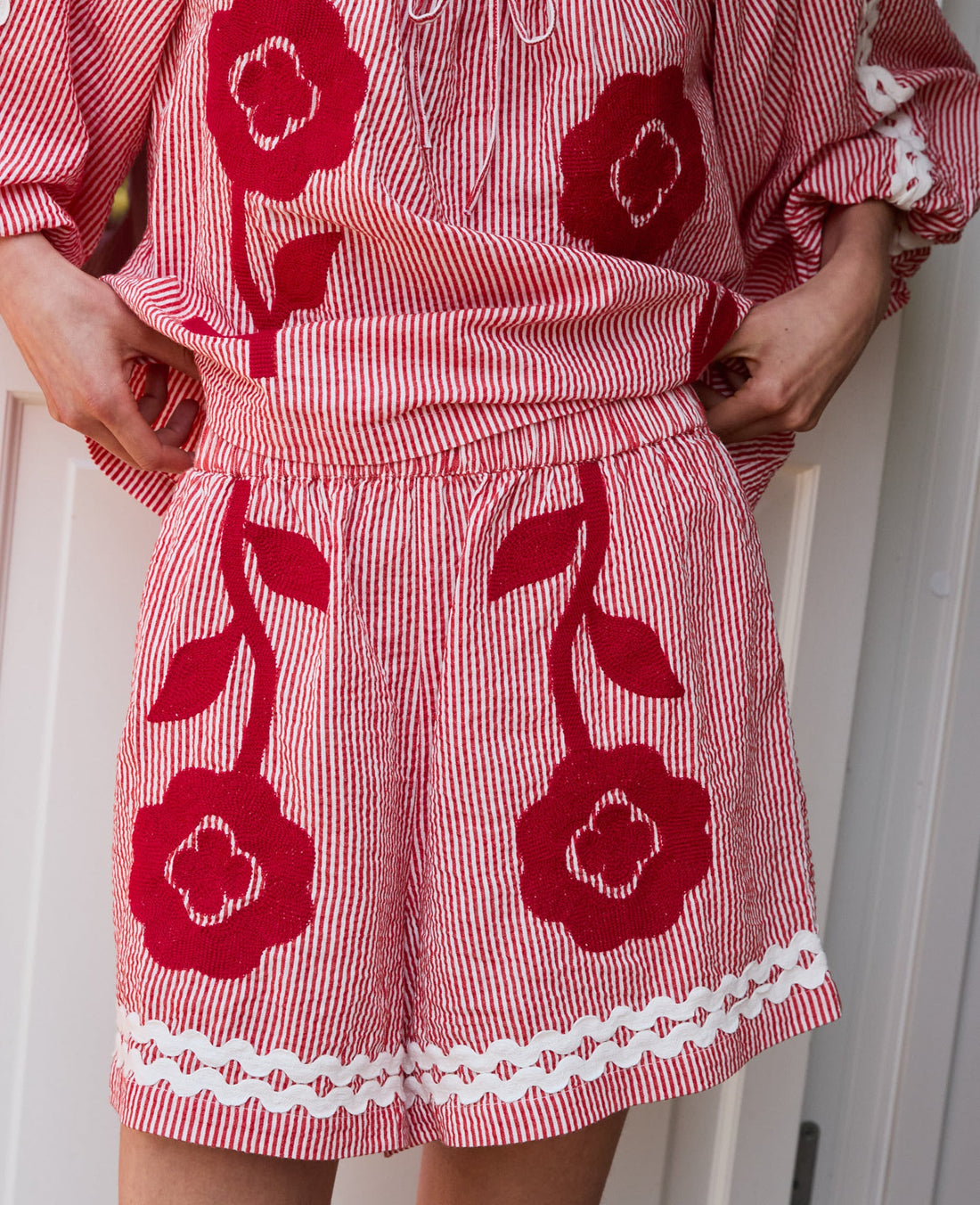 SISSEL EDELBO Abelone Shorts – Red Flower