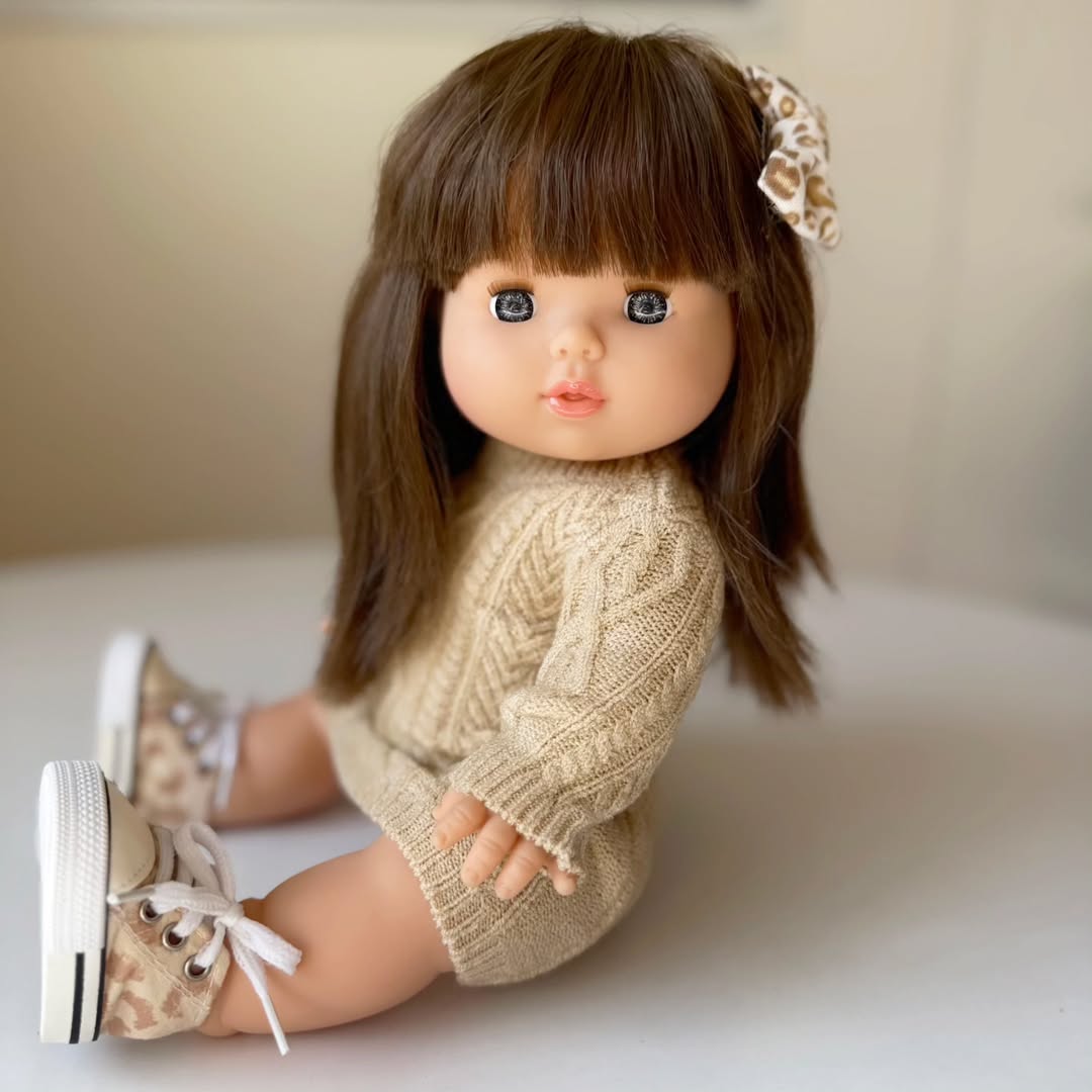 Minikane 13” (34cm)  Baby Girl Doll – Cerise (Cherry)