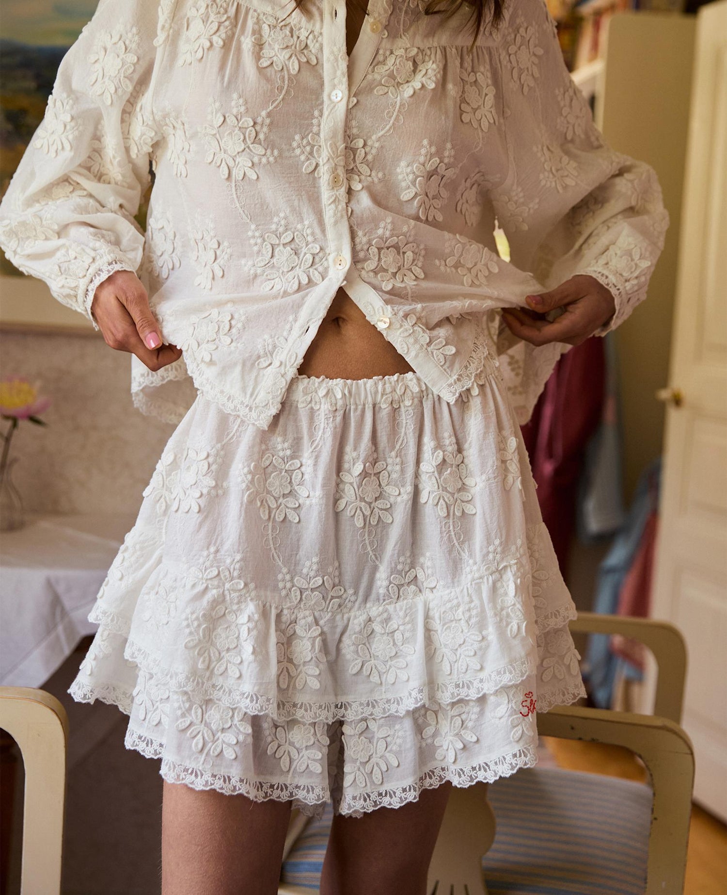 Sisse Edelbo Delphine Shorts - Off White
