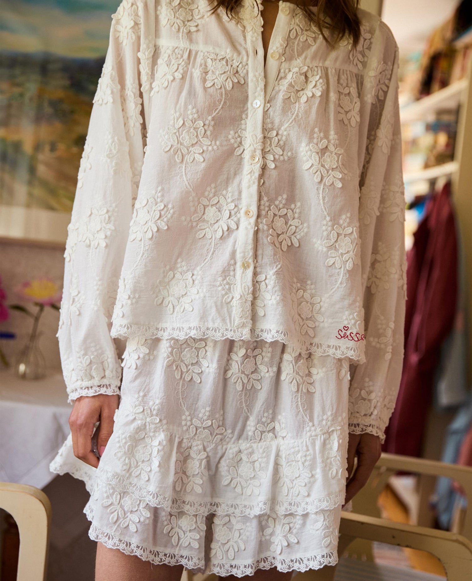 Sisse Edelbo Delphine Top - Off White