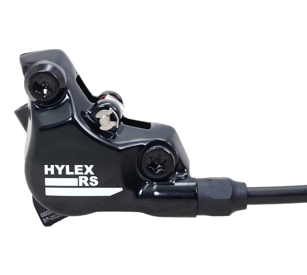 TRP Hylex FM brake caliper in black finish for road and gravel bike hydraulic disc brake performance