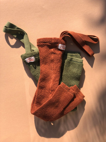 Silly Silas Teddy Olive Footless