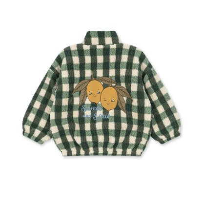 Konges Sløjd Jody Teddy Jacket - Green Check
