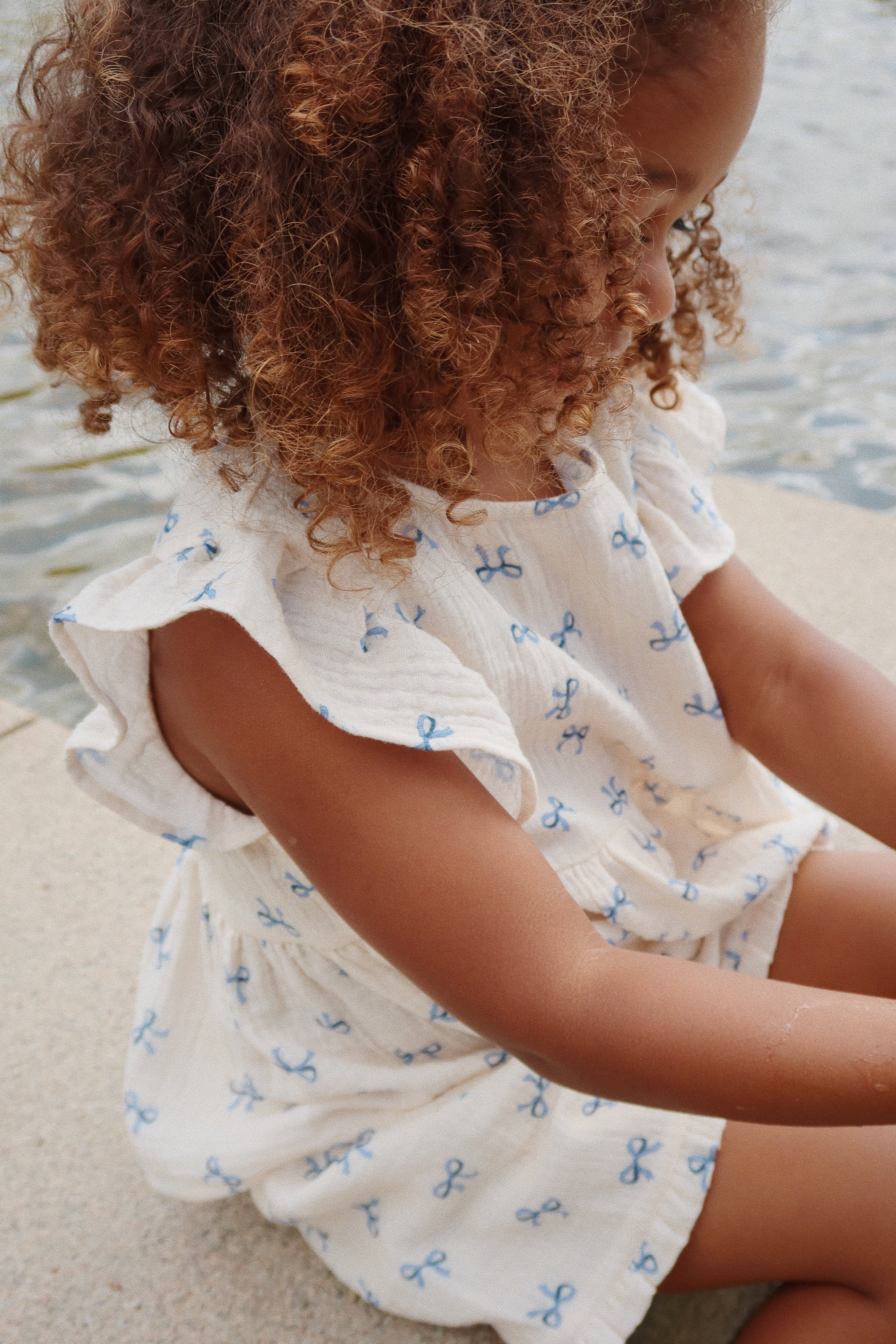Konges Sløjd Coco Shorts GOTS – Bow Bleu