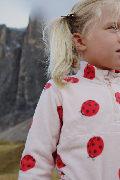 konges sløjd Tavi Fleece Sweatshirt  - ladybug