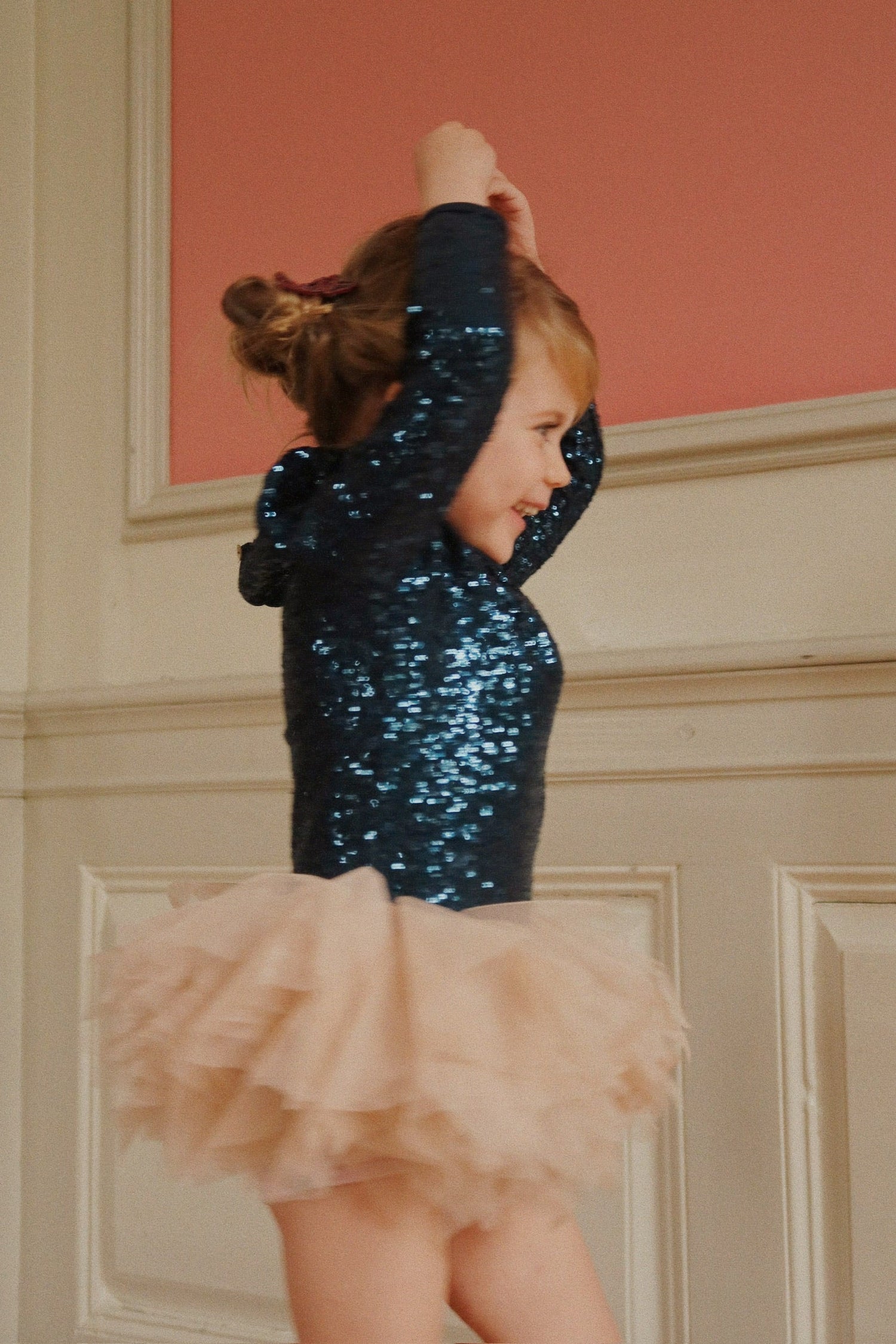 Konges Sløjd Ballerina Glitter Dress – Dark Navy