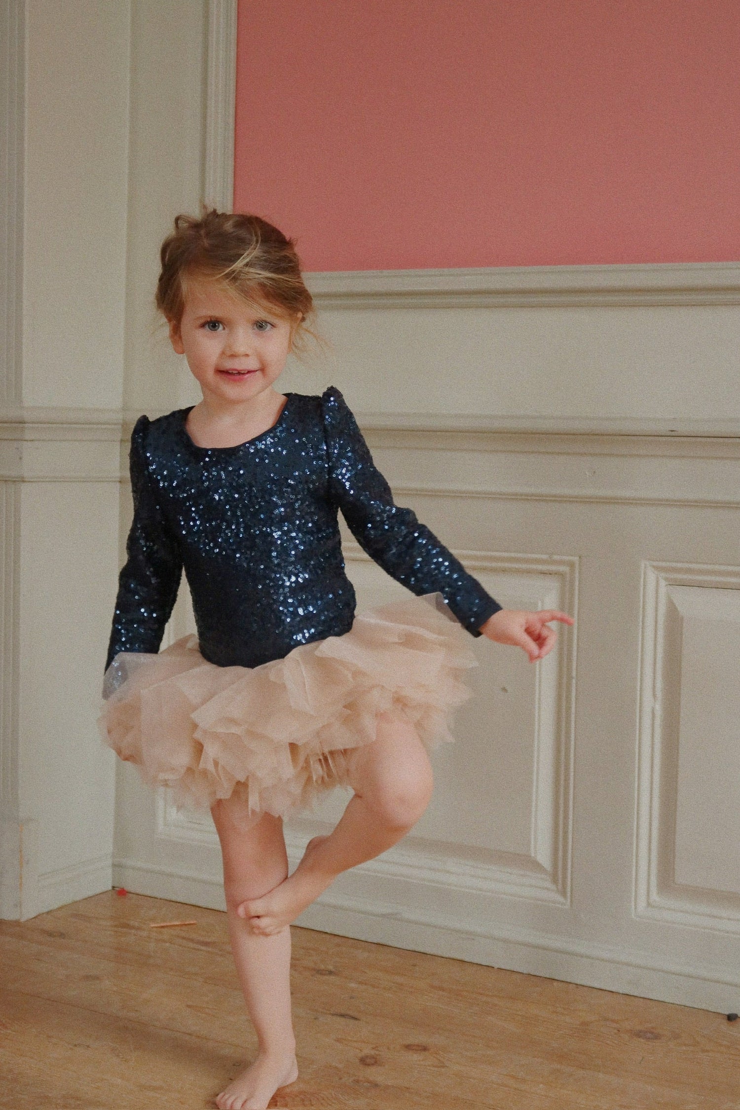 Konges Sløjd Ballerina Glitter Dress – Dark Navy