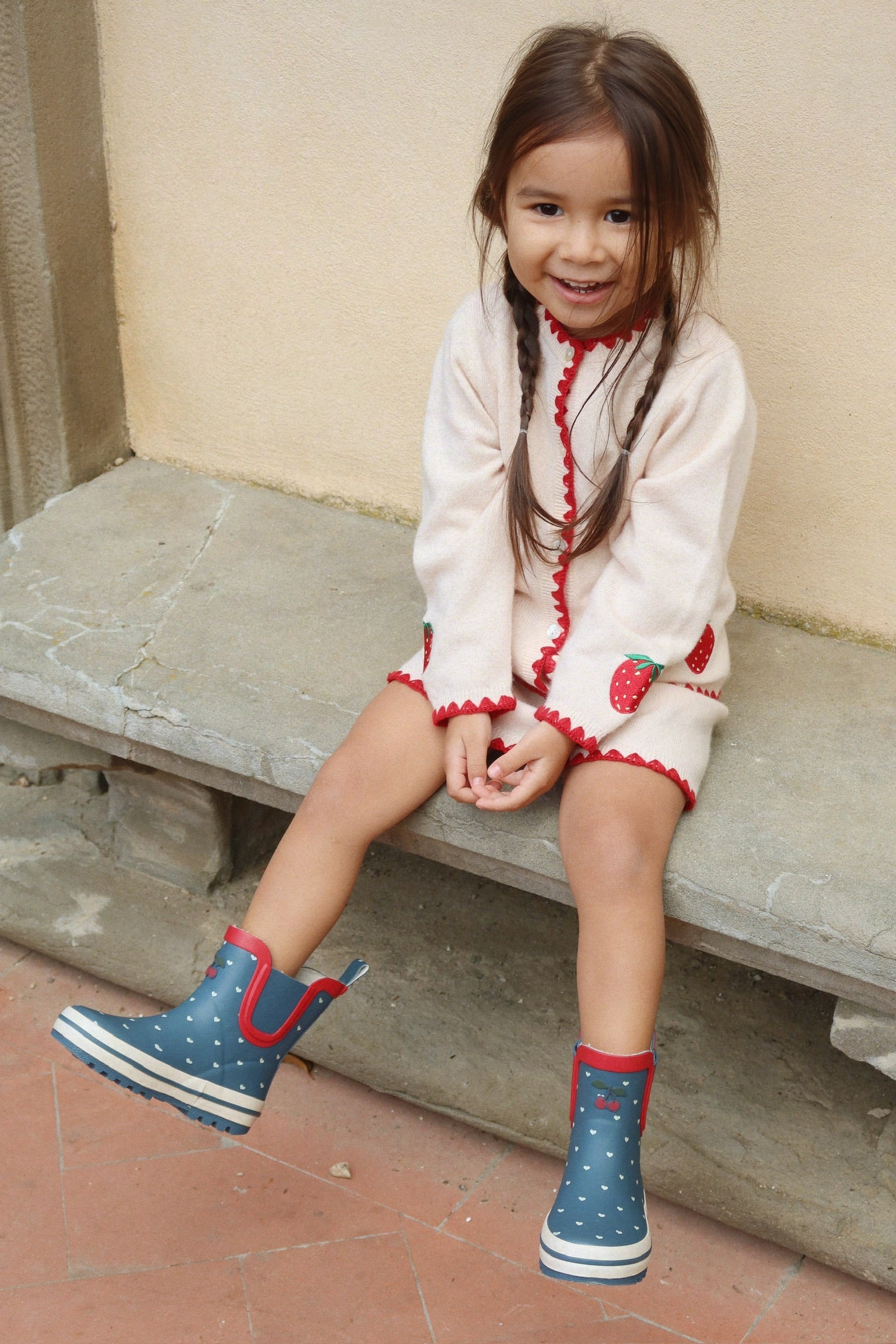 Konges Sløjd Roi Rain Boots - Heart Blues
