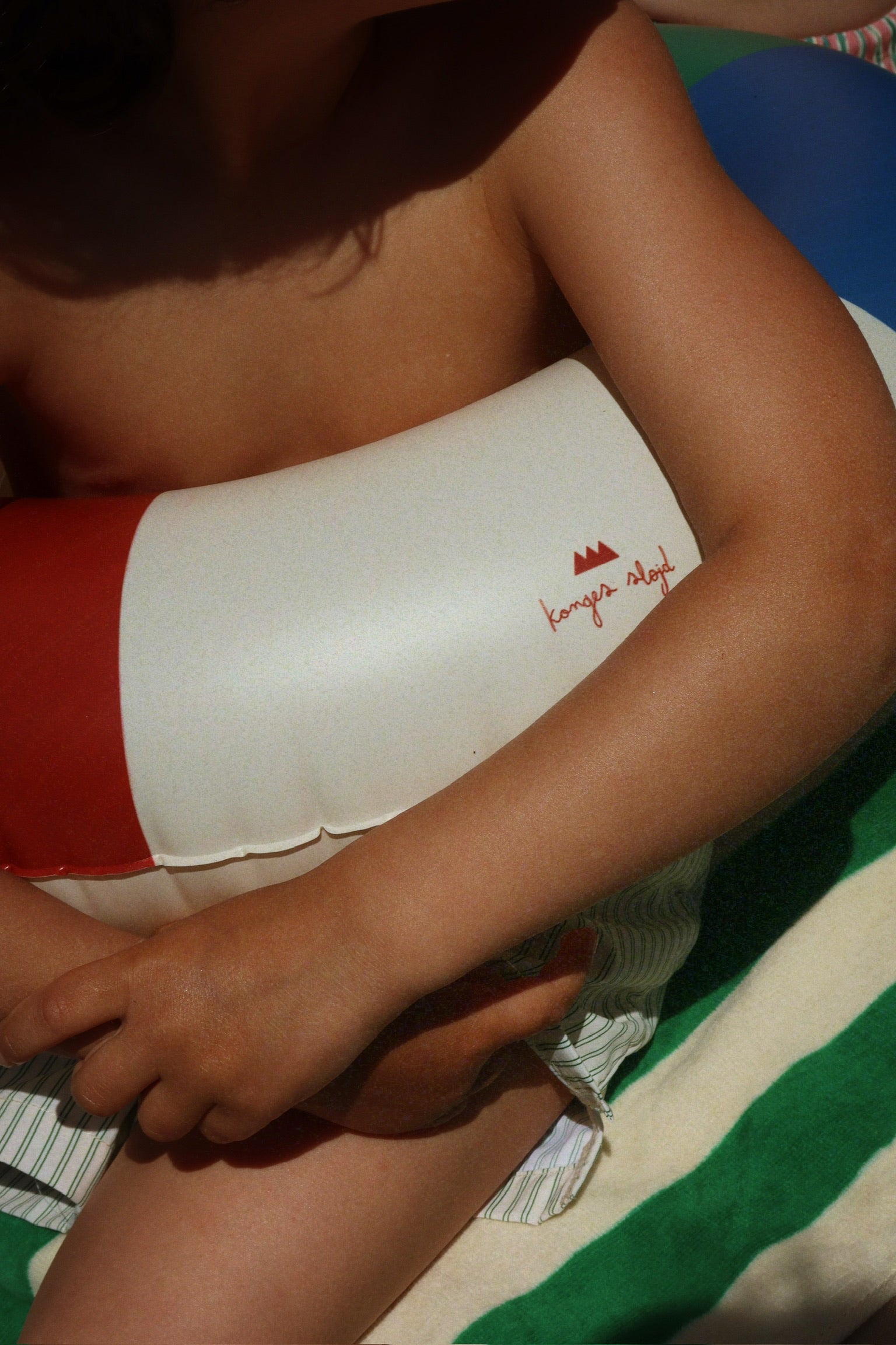 Konges Sløjd Asnou Swim Shorts - Bande Verte