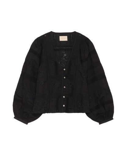 SISSEL EDELBO Mabel Shirt – Almost Black