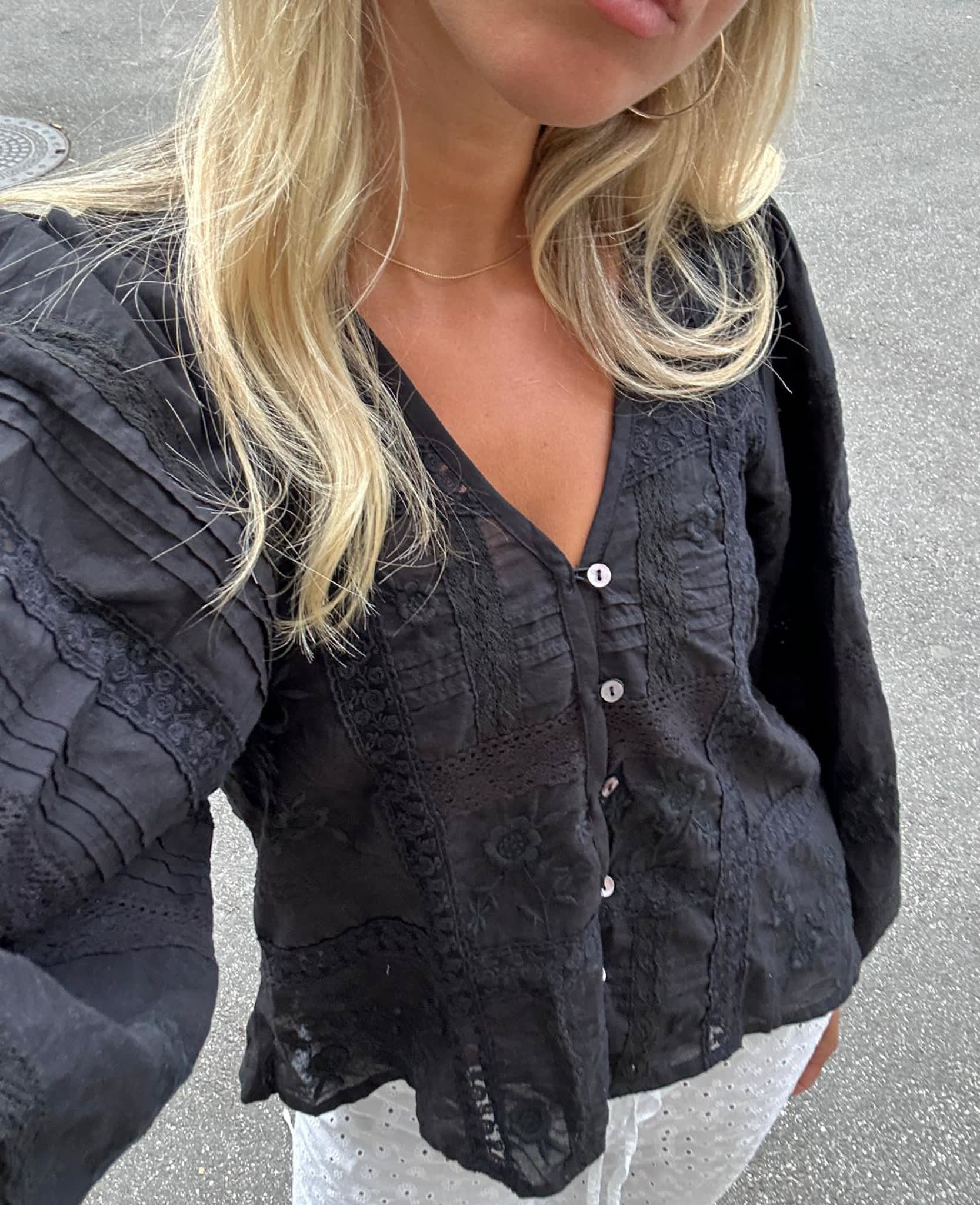 SISSEL EDELBO Mabel Shirt – Almost Black